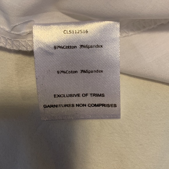 White shirt, Size L, zippered front… - Picture 9 of 9